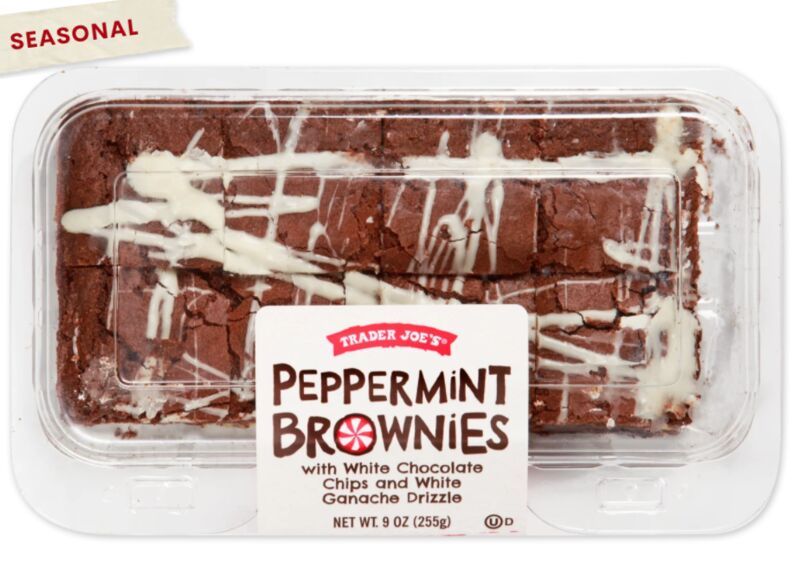 Festive Peppermint Brownies