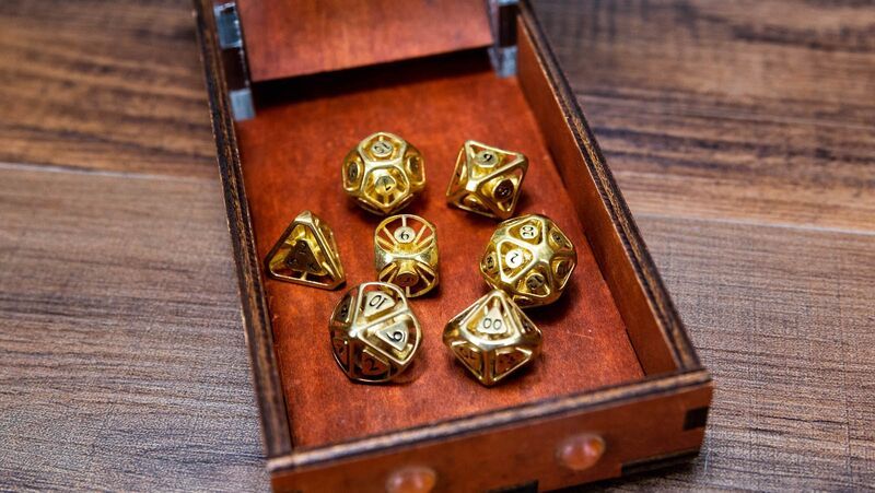 Gilded Role-Playing Game Dice