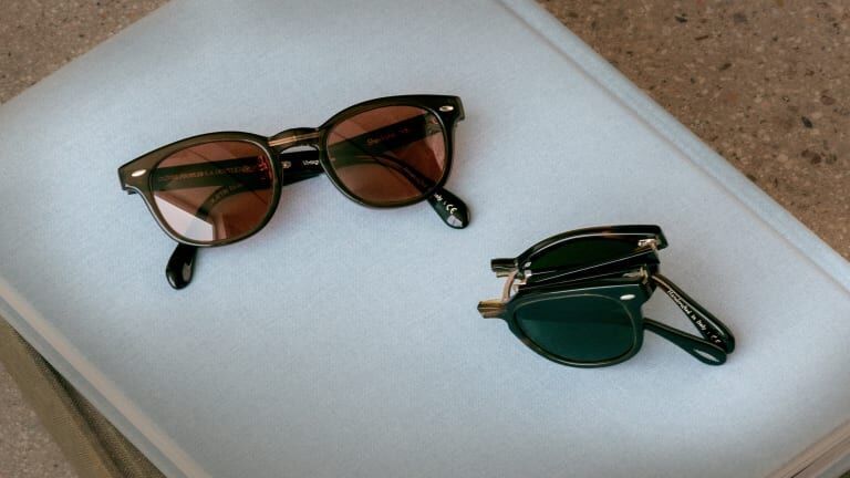 Foldable Vintage-Inspired Sunglasses : Sheldrake