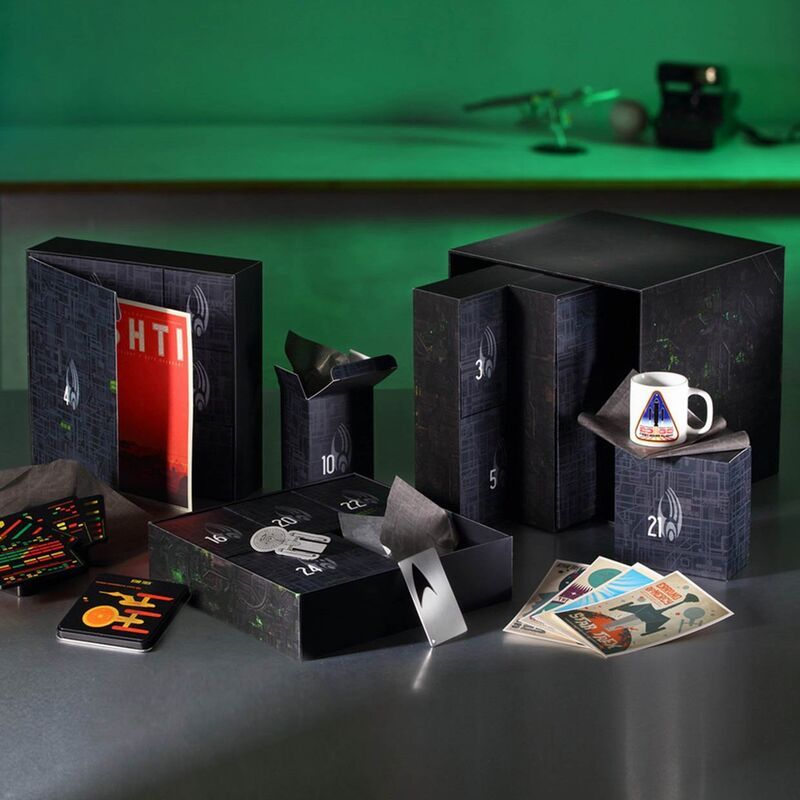 12 Days of Star Trek Advent Calendar Collectible Set by Insight Editions