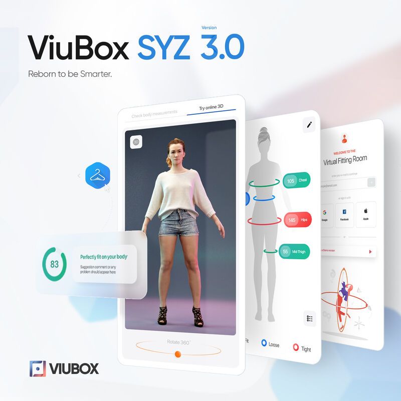 Virtual Fitting room, VIUBOX