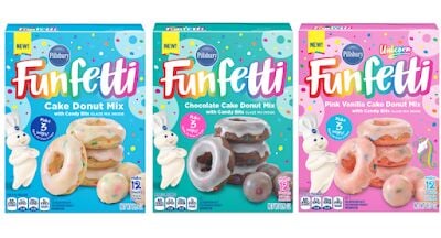 Funfetti Cake Donut Mixes