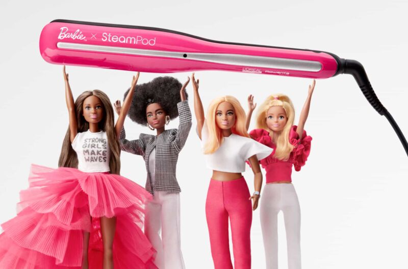 barbie hair styler