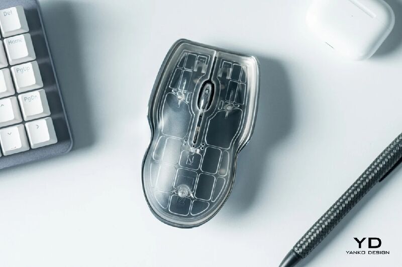 Ergonomic See-Through Computer Mice