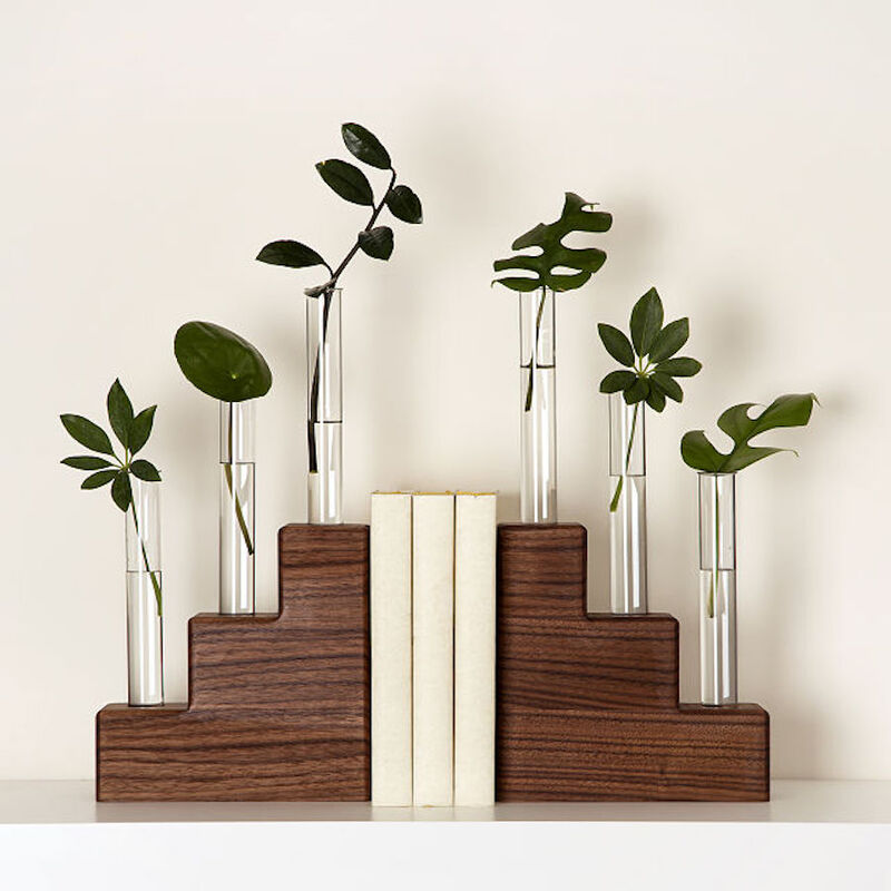 Minimalist Greenery Bookends