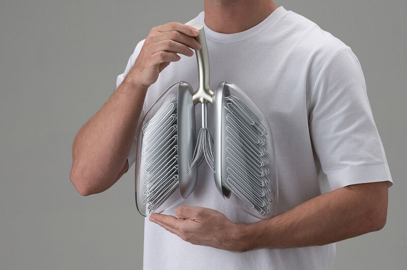 Algae-Powered Metal Lung Concepts