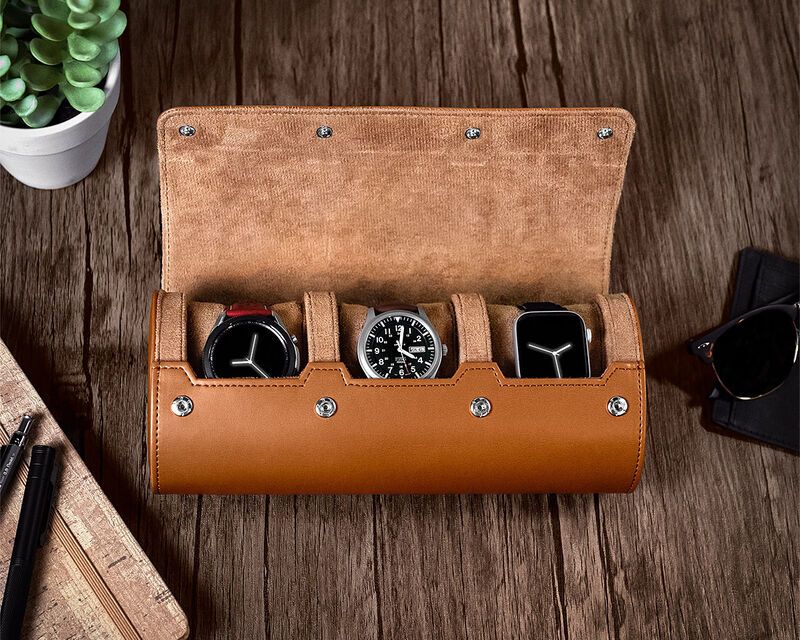 Recycled Leather Watch Cases