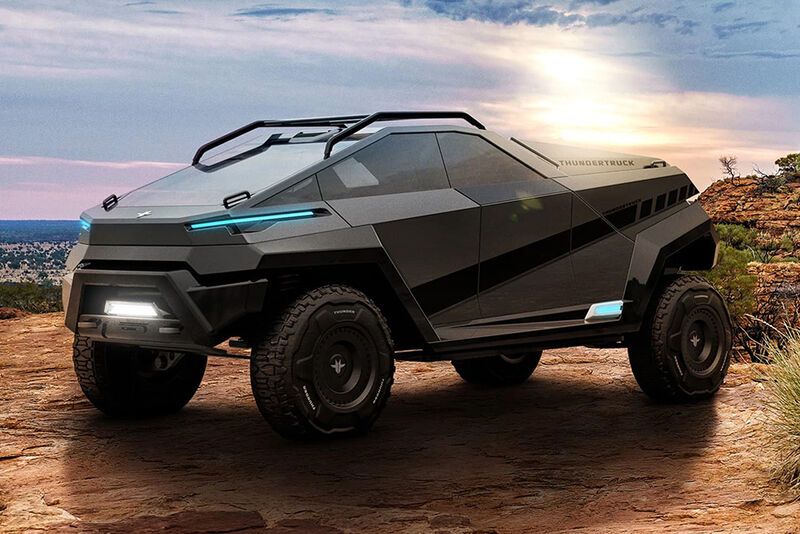 Drone-Equipped Electric Off-Roaders