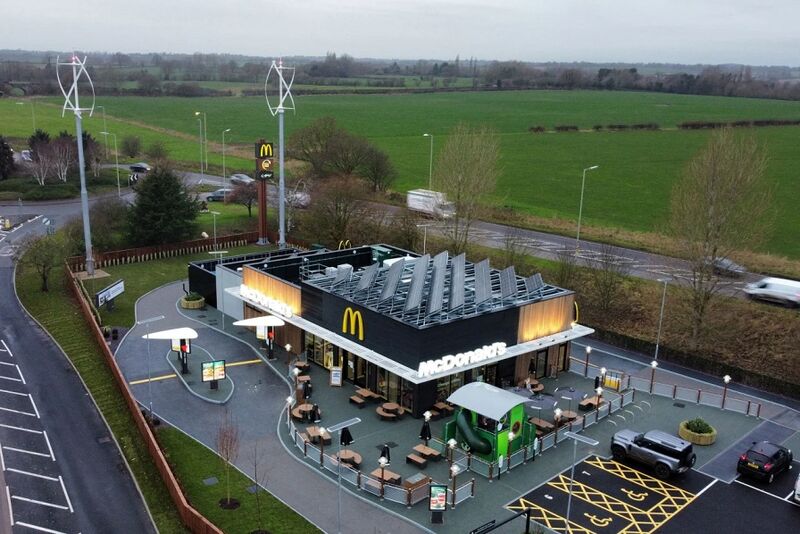 Net-Zero Carbon Fast-Food Restaurants