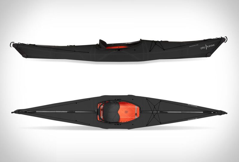 Blacked-Out Origami Kayaks