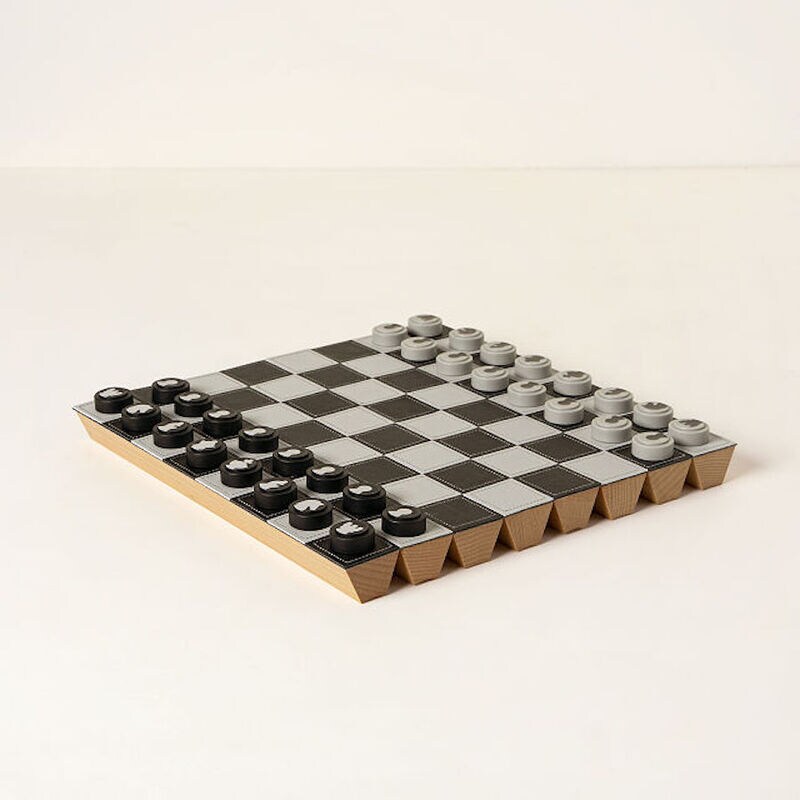 Chess Wooden Wooden Checker Board Solid Wood Pieces Folding Chess Board  High-end Puzzle Chess Game