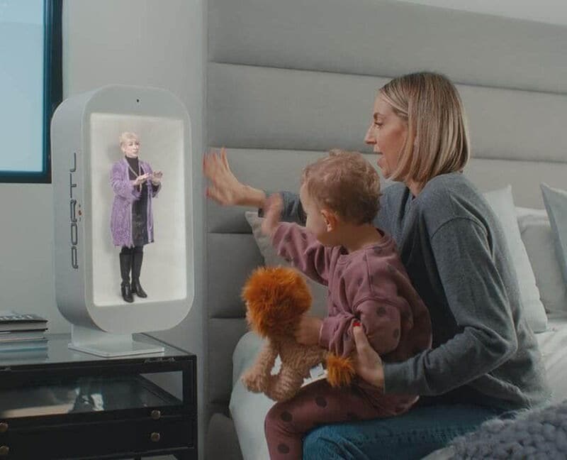 Sleek Holographic Communication Devices