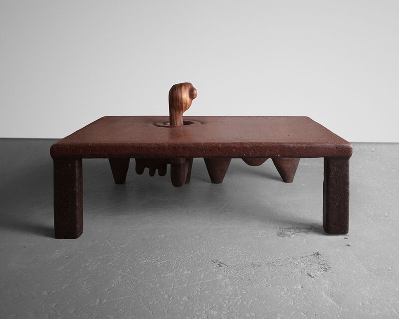 Repurposed Sawdust Tables