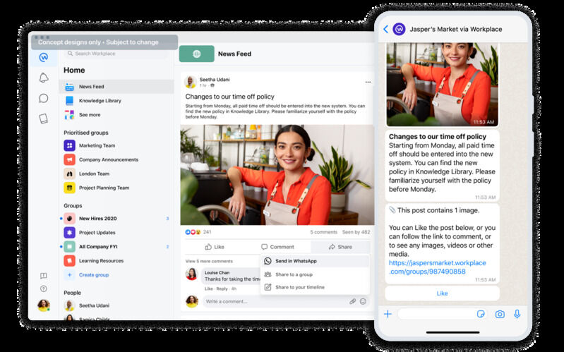 Workplace-Focused Messenger Features