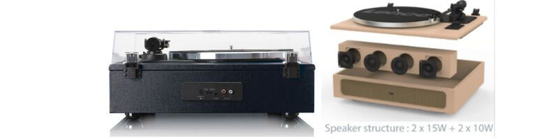 Customizable Speaker-Packed Turntables