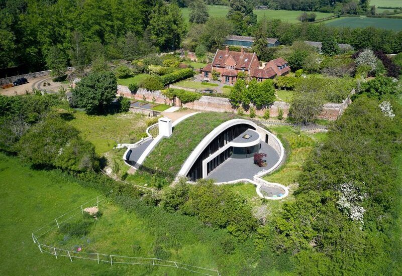 Grass-Topped Arched Roofs