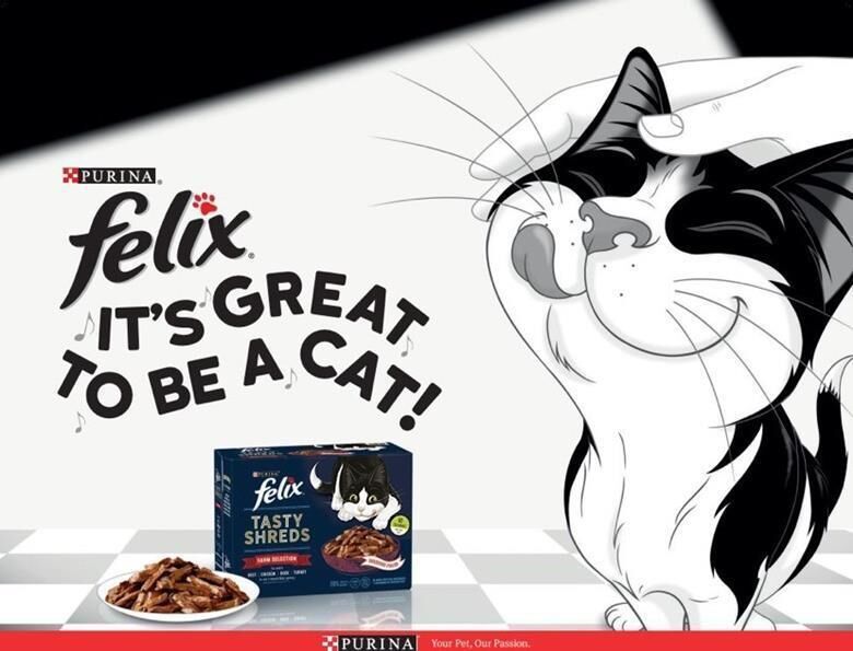 Mischievous Feline Food Campaigns