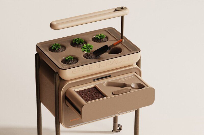 Plant-Growing Kitchen Composters