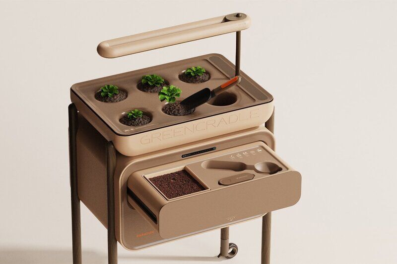 Plant-Growing Kitchen Composters Main Gallery Image