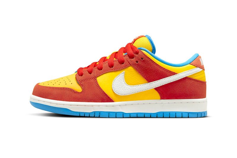 Family Cartoon-Inspired Sneakers : Dunk Low Bart Simpson