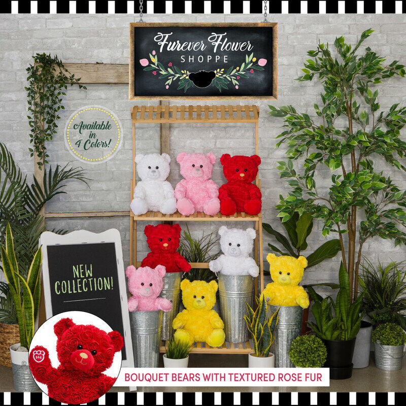 Giftable Flower-Themed Bears