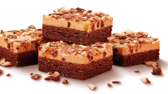 Candy Bar-Topped Dessert Brownies