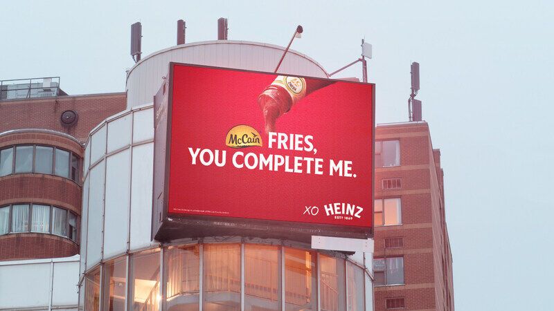 Flirty Food Billboards