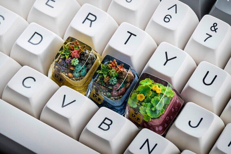 Miniature Terrarium Keycaps