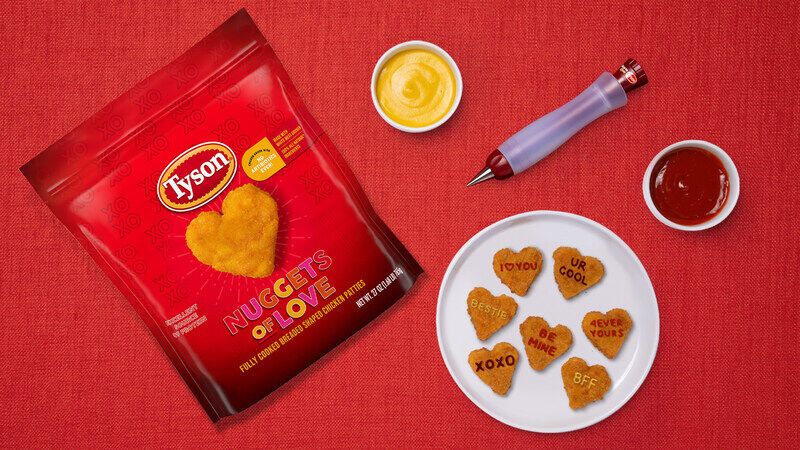 Customizable Valentine's Nuggets