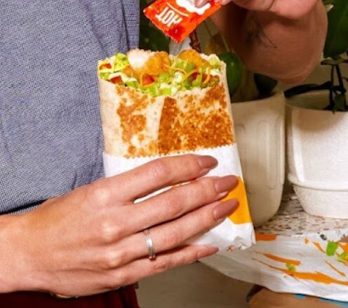 Portable Crispy Chicken Wraps