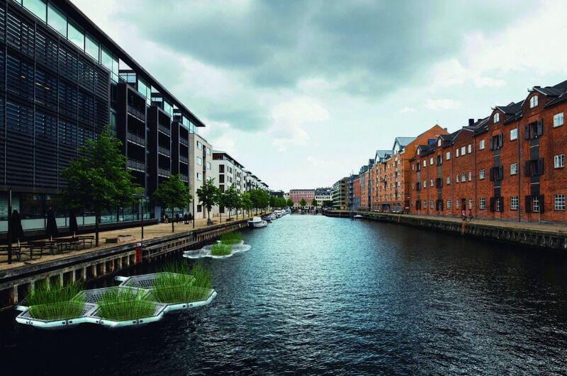 Floating Urban River Planters Main Gallery Image