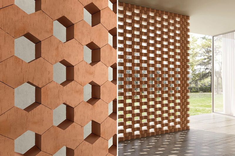 Beehive-Inspired Architecture Bricks