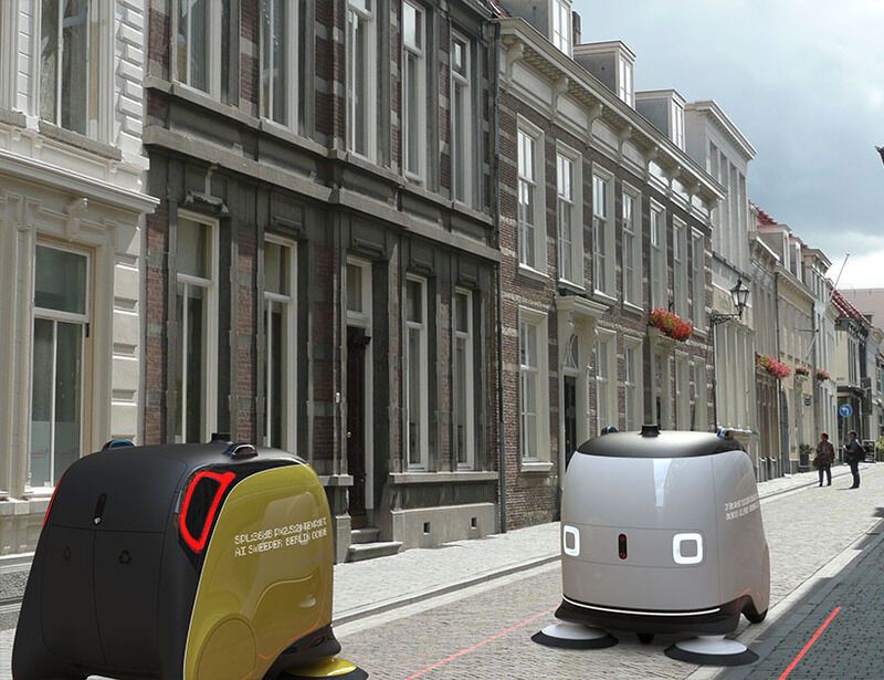 Interactive Autonomous Cityscape Sweepers
