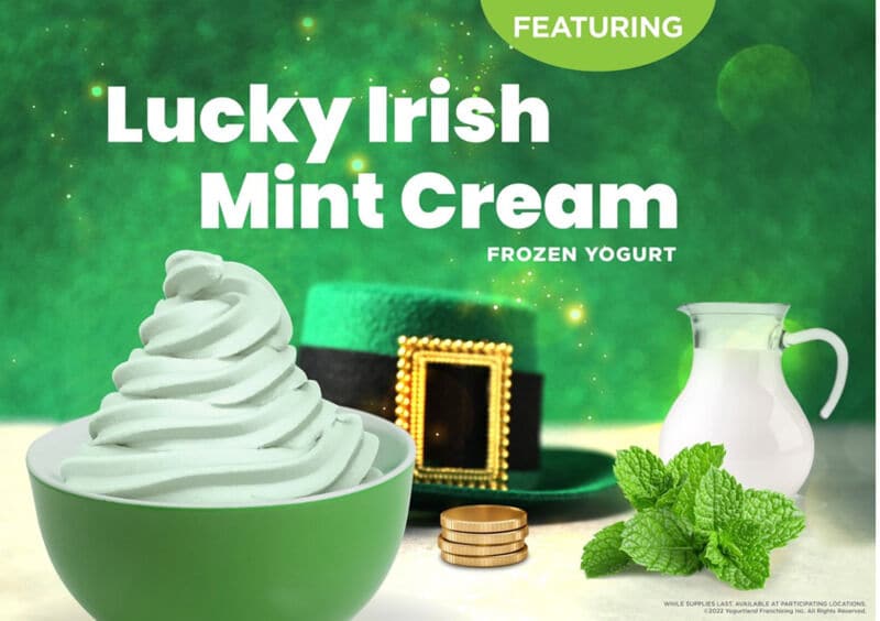 St. Patty's Day-Themed Yogurt