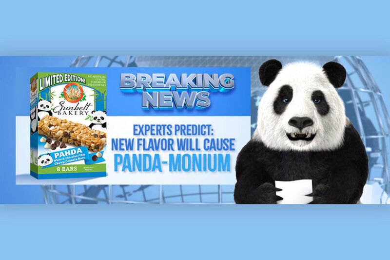 Panda-Themed Granola Bars