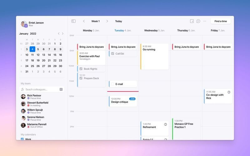 Schedule-Accommodating Calendar Apps