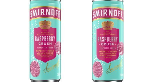 Canned Raspberry Lemonade Cocktails : Smirnoff Raspberry Crush vodka