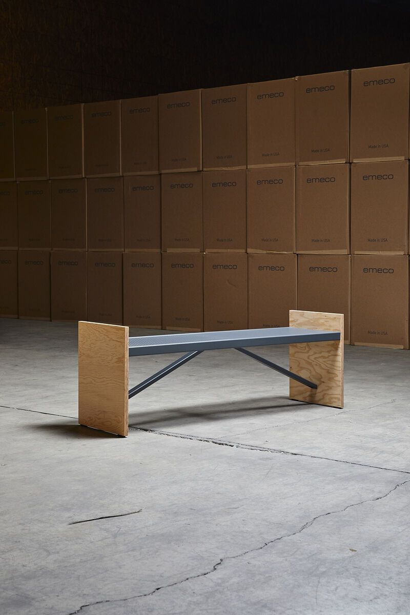 Minimalist Upcycled Aluminum Furniture