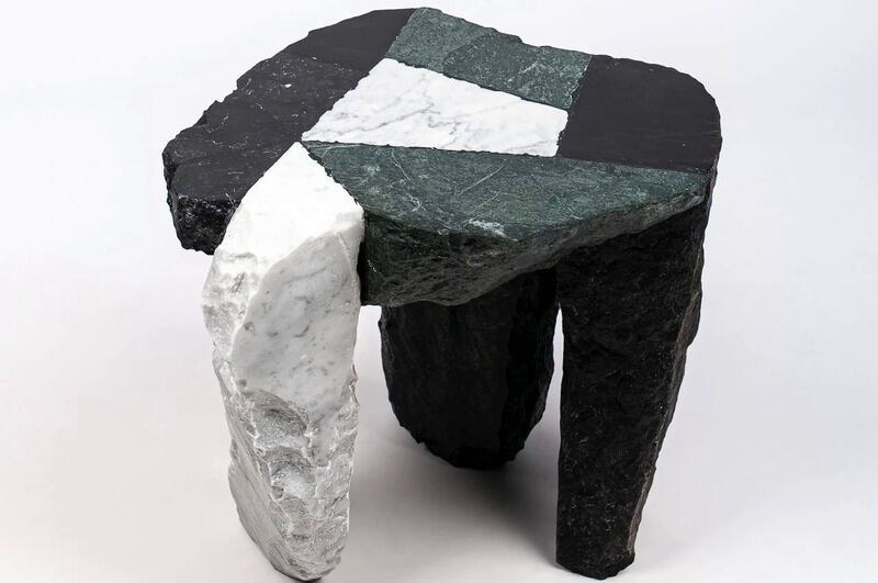 Marble Fragment Side Tables