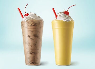 Cake-Flavored Ice Cream Shakes