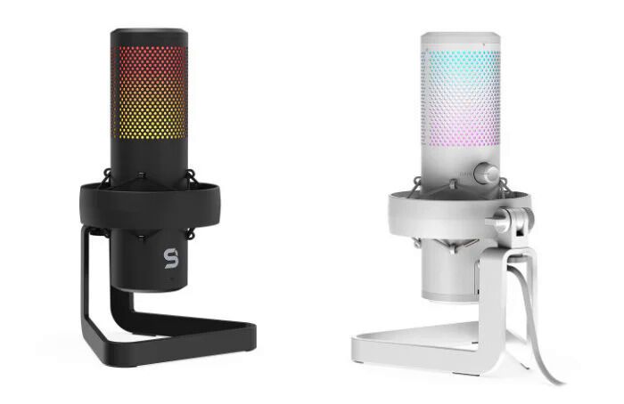 Color-Changing Streamer Microphones