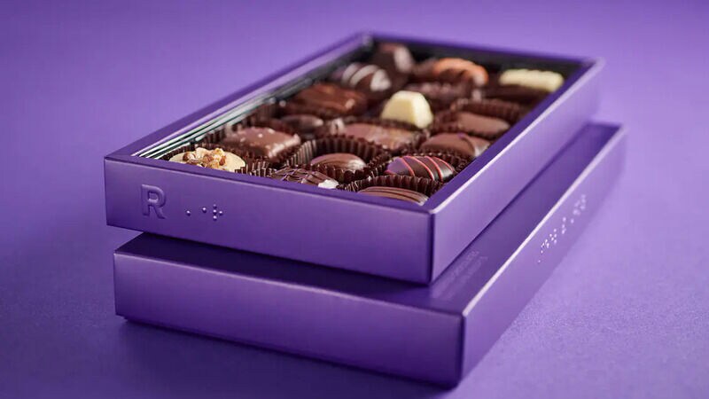 Braille-Friendly Holiday Chocolates
