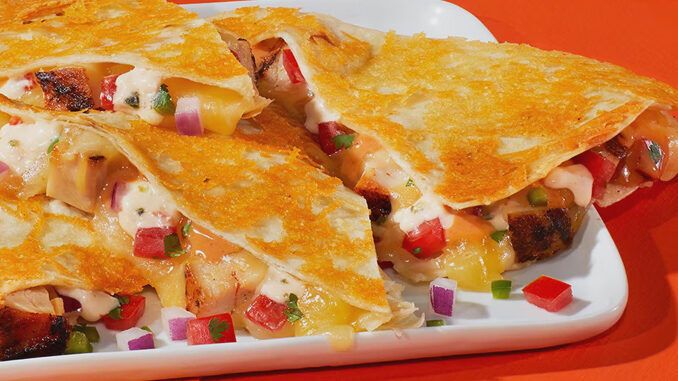 Cheese-Crusted Quesadillas
