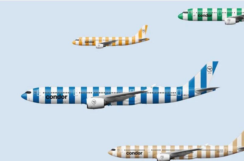 Striped Leisure Airplane Liveries