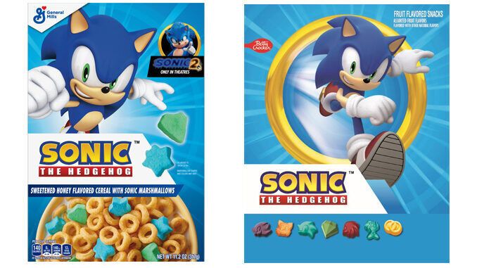 Video Game-Themed Food Products : General Mills Sonic The Hedgehog