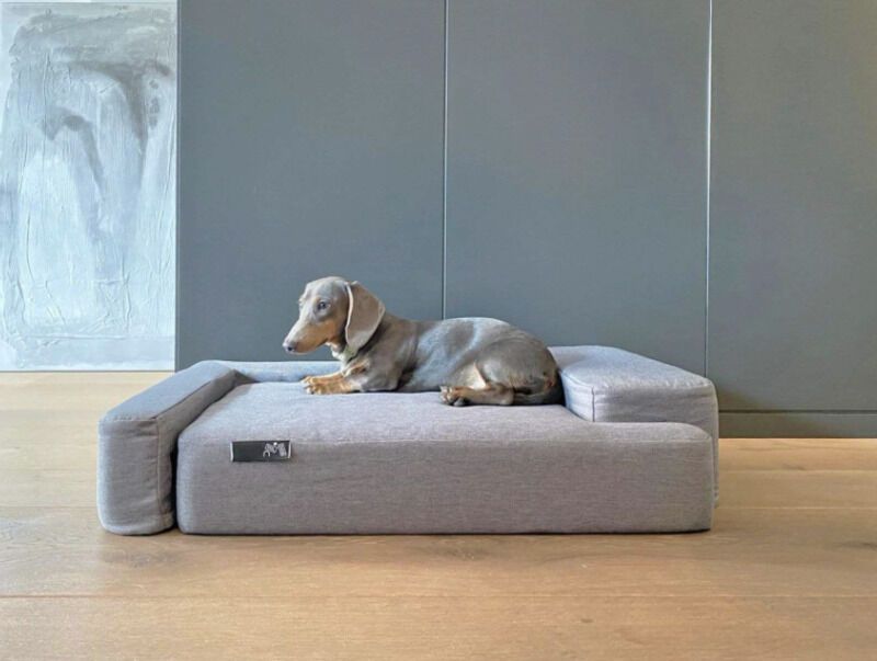 Comfy Sofa-Inspired Pet Beds - Voldog's sofa Pet Bed Offering is Made Up of Three Parts (TrendHunter.com)