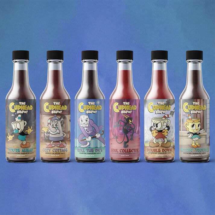 The Cuphead Show! Hot Sauce 5-Pack Series 2 – The Cuphead Show