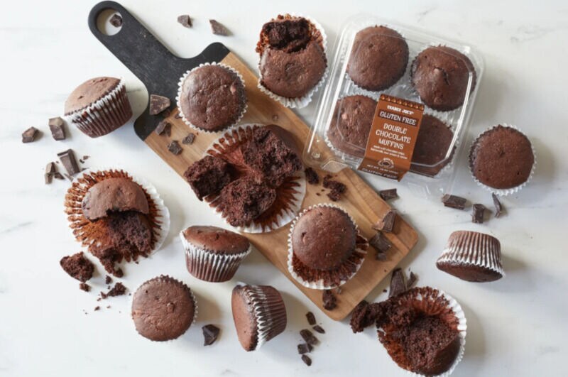 Gluten-Free Chocolate Muffins : Gluten Free Double Chocolate Muffins