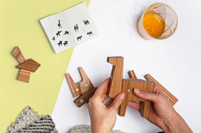 Magnetic Wooden Animal Toys