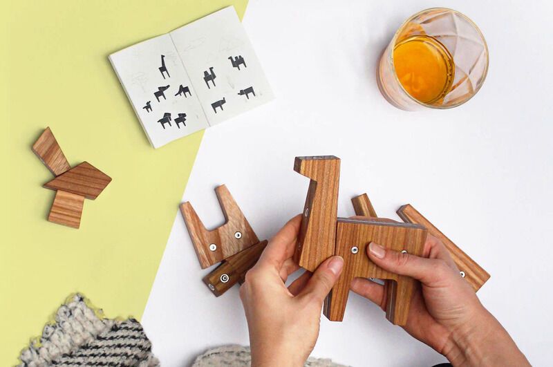 Magnetic Wooden Animal Toys